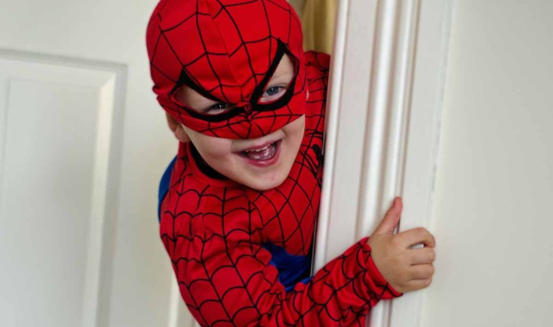 Niños molestan a araña para ser mordidos y tener poderes de Spider-Man Niños molestan a araña para ser mordidos y tener poderes de Spider-Man