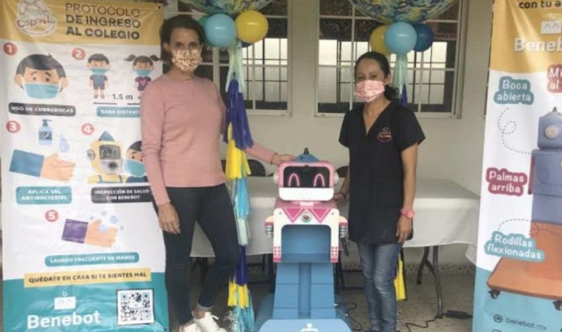 Escuelas privadas de Oaxaca contratan robot que detecta covid Escuelas privadas de Oaxaca contratan robot que detecta covid
