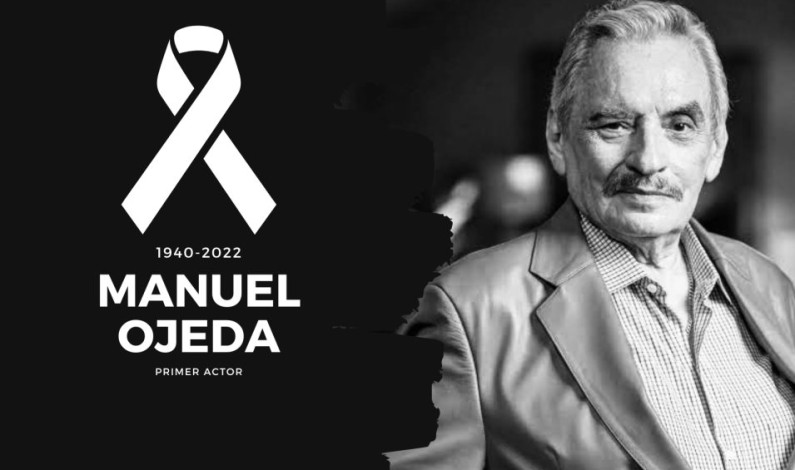 Revelan la causa de muerte del actor Manuel Ojeda