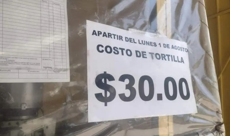 Alza de tortilla, por culpa de Maseca: Profeco