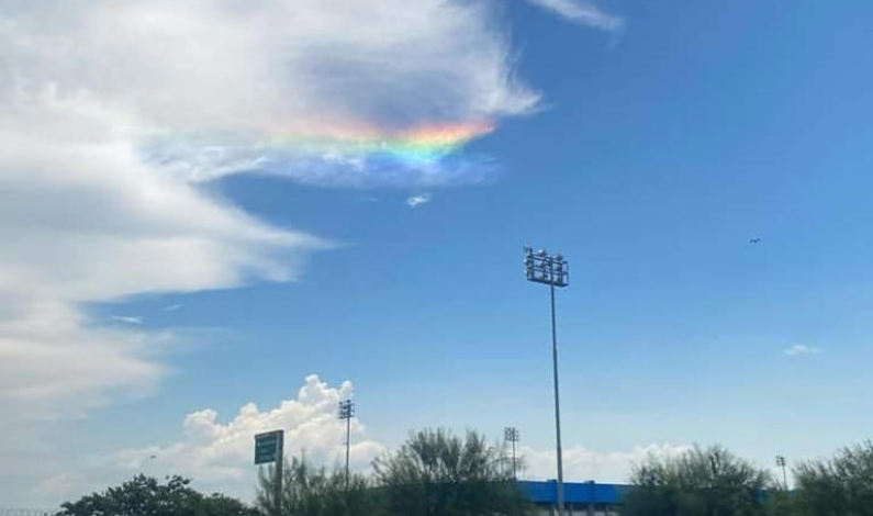 Cielo se ‘pinta de colores’ en zona sur de Tamaulipas