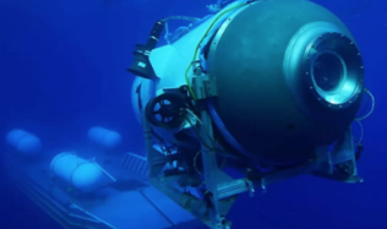Submarino perdido en expedición al Titanic Submarino perdido en expedición al Titanic
