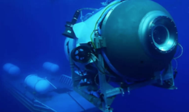 Submarino perdido en expedición al Titanic