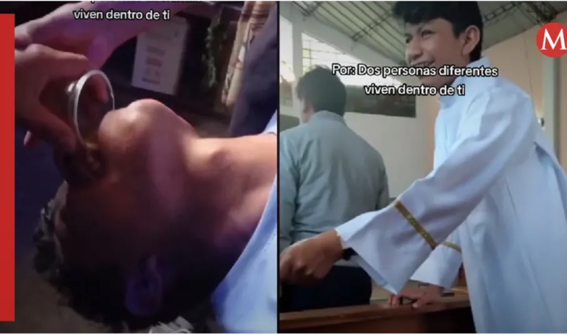Monaguillo se vuelve viral gracias a trend de TikTok | VIDEO Monaguillo se vuelve viral gracias a trend de TikTok | VIDEO