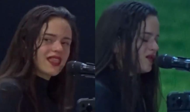 Rosalía llora en pleno concierto, ¿Por ruptura con Rauw Alejandro?  Rosalía llora en pleno concierto, ¿Por ruptura con Rauw Alejandro?
