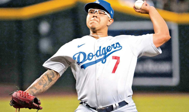 Dominante: Julio Urías hilvana buenas salidas Dominante: Julio Urías hilvana buenas salidas