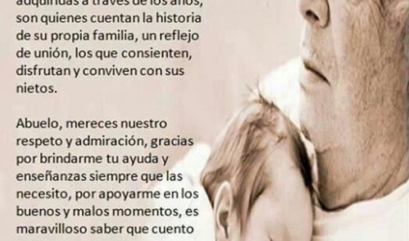 ¡Feliz Día del Abuelo! ¡Feliz Día del Abuelo!