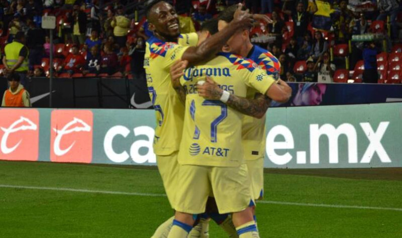 América triunfa ante el Necaxa América triunfa ante el Necaxa