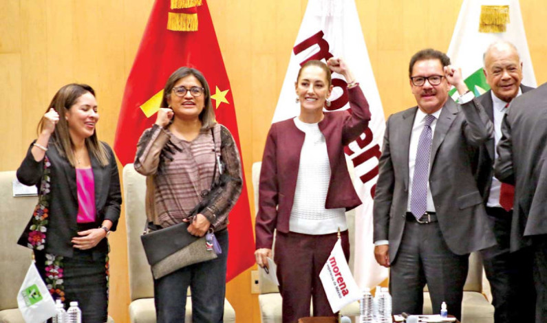 Candidatos a 2024, con encuestas y tómbolas; Sheinbaum llama a legisladores a la unidad Candidatos a 2024, con encuestas y tómbolas; Sheinbaum llama a legisladores a la unidad