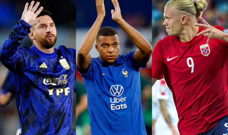 Messi, Haaland, Mbappé, entre los nominados al The Best 2023 Messi, Haaland, Mbappé, entre los nominados al The Best 2023