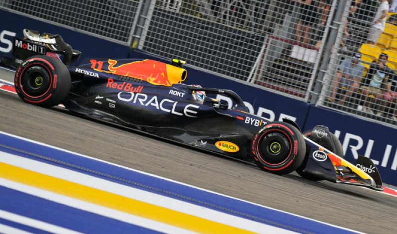 ‘Checo’ Pérez con problemas en práctica 2 en Singapur; Ferrari domina ‘Checo’ Pérez con problemas en práctica 2 en Singapur; Ferrari domina