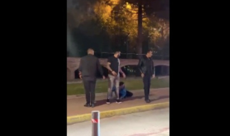 ¡Tres contra uno! Cadeneros de Polanquito golpean a joven y le roban su celular ¡Tres contra uno! Cadeneros de Polanquito golpean a joven y le roban su celular
