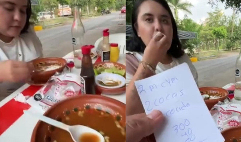 ¿Gorrona? Mujer invita a comer pozole a su novio y no lleva dinero para pagar ¿Gorrona? Mujer invita a comer pozole a su novio y no lleva dinero para pagar