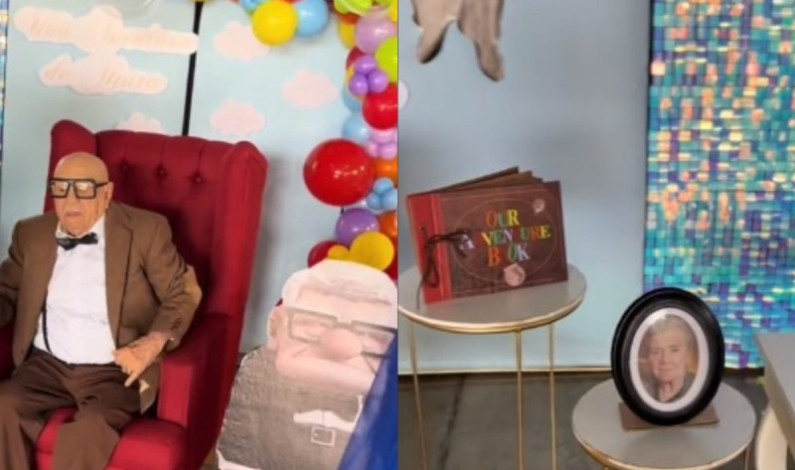 Abuelito celebra su cumpleaños con fiesta temática de ‘Up’ y recuerda a su esposa fallecida Abuelito celebra su cumpleaños con fiesta temática de ‘Up’ y recuerda a su esposa fallecida