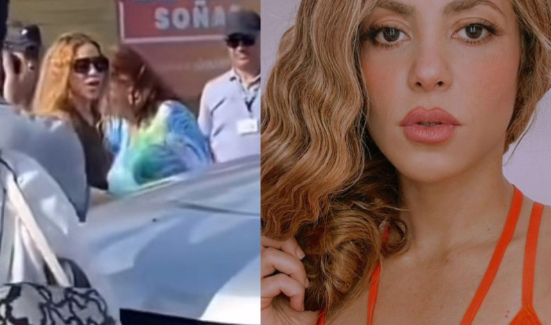 Acusan a Shakira de empujar a una mujer en la calle; divide opiniones