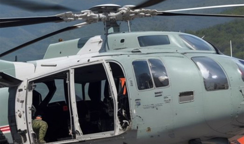 Se desploma helicóptero de FAM en Durango, mueren tres elementos