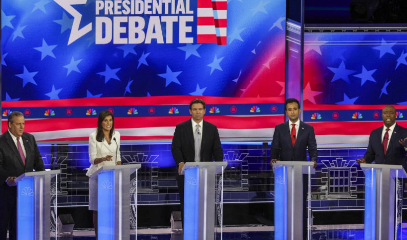 Rivales de Trump chocan en el tercer debate republicano… pero sin mermar su ventaja
