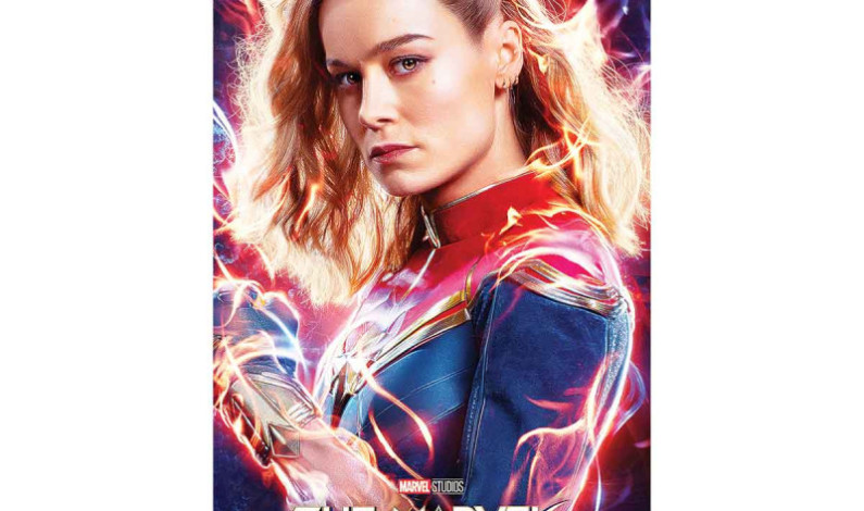 Brie Larson, transformada por capitana Marvel Brie Larson, transformada por capitana Marvel