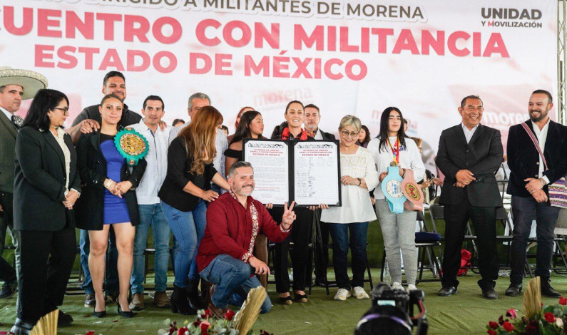 Claudia Sheinbaum se reúne con militancia del Estado de México Claudia Sheinbaum se reúne con militancia del Estado de México