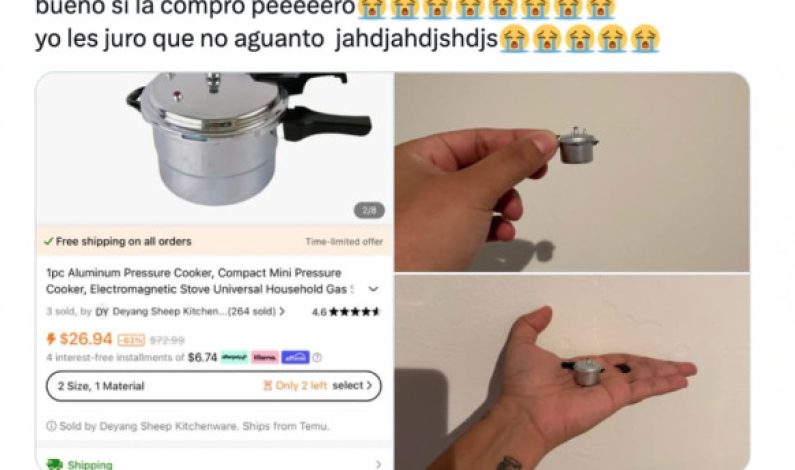 Temu responde a mamá que recibió una olla express de juguete; esto dijo Temu responde a mamá que recibió una olla express de juguete; esto dijo
