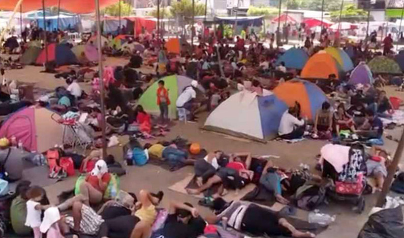 Migrantes piden permiso para transitar por México: ‘No somos delincuentes, toque su corazón’