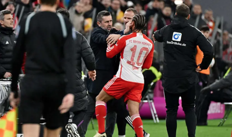 Le dan su castigo a técnico por manotazo a Leroy Sané Le dan su castigo a técnico por manotazo a Leroy Sané