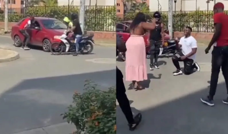 ¡Amor extremo! Hombre finge asalto para proponer matrimonio a novia ¡Amor extremo! Hombre finge asalto para proponer matrimonio a novia