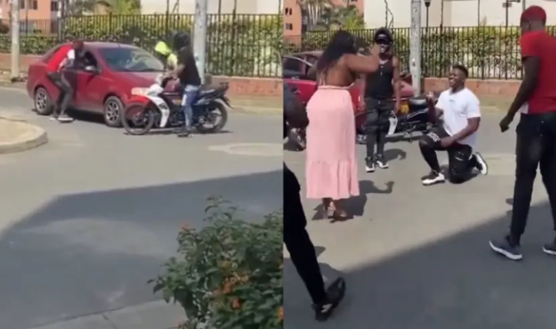 ¡Amor extremo! Hombre finge asalto para proponer matrimonio a novia