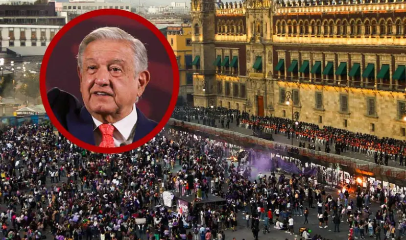 «Se portaron Muy bien» AMLO felicita a mujeres por buen comportamiento en la marcha 8M