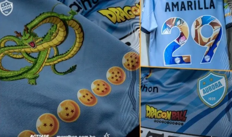 Rinden homenaje a Akira Toriyama con Dragon Ball en su uniforme Rinden homenaje a Akira Toriyama con Dragon Ball en su uniforme