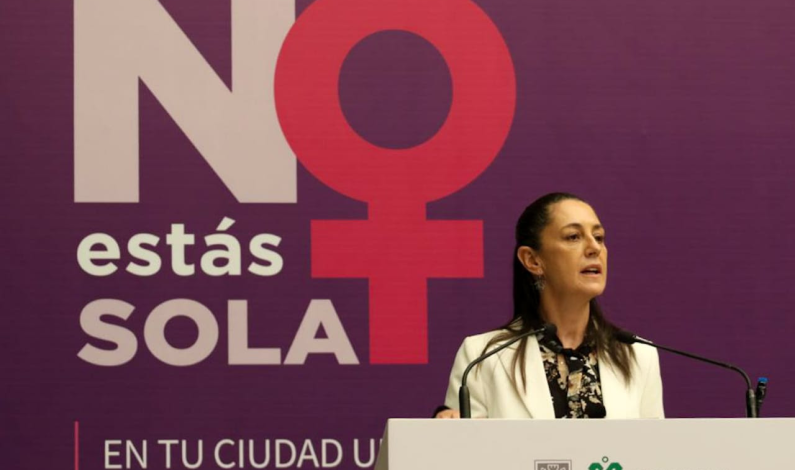 Claudia Sheinbaum Presenta programa para disminuir la Violencia contra las mujeres Claudia Sheinbaum Presenta programa para disminuir la Violencia contra las mujeres