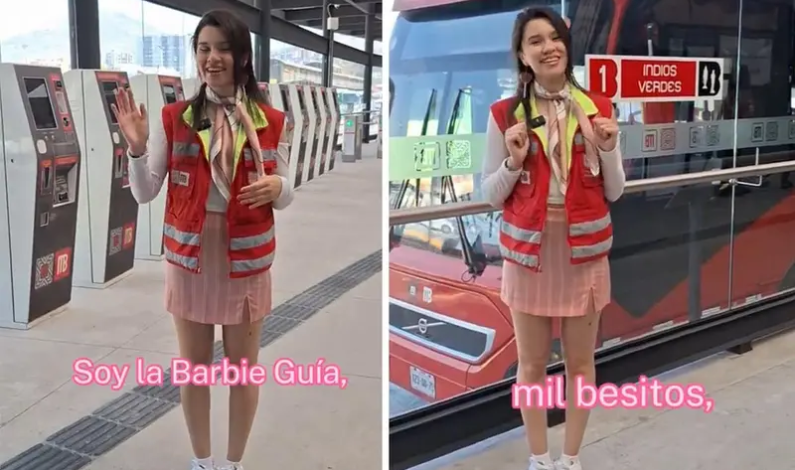 «Mil besitos «Nueva estación Indios Verdes de Metrobús CDMX cuenta con «Barbie Guía» «Mil besitos «Nueva estación Indios Verdes de Metrobús CDMX cuenta con «Barbie Guía»