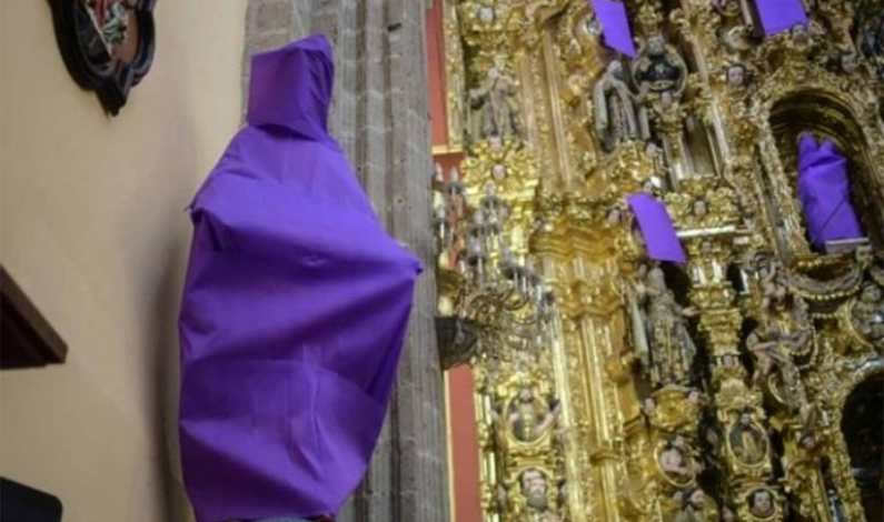 ¿Por qué se cubren las imagenes religiosas en las iglesias durante Semana Santa? ¿Por qué se cubren las imagenes religiosas en las iglesias durante Semana Santa?