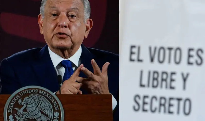 «NO AL FRAUDE»; López Obrador incita a que elecciones del 2 de junio sean limpias y libres «NO AL FRAUDE»; López Obrador incita a que elecciones del 2 de junio sean limpias y libres
