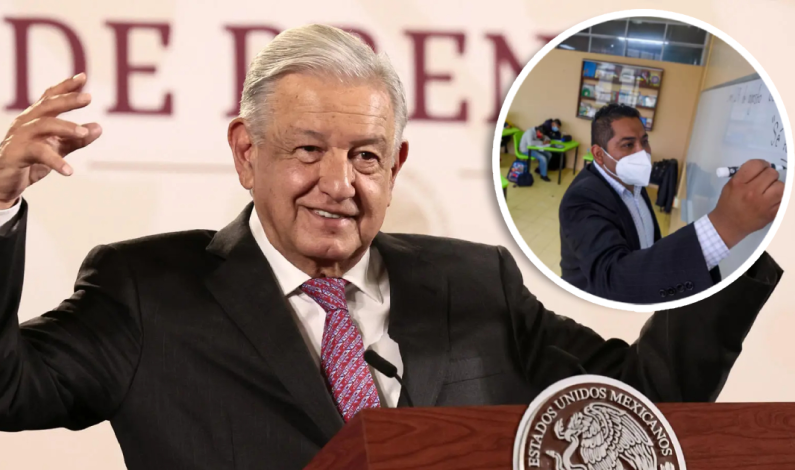 En el Día del Maestro, López Obrador anuncia aumento salarial del 10% anual a profesores En el Día del Maestro, López Obrador anuncia aumento salarial del 10% anual a profesores