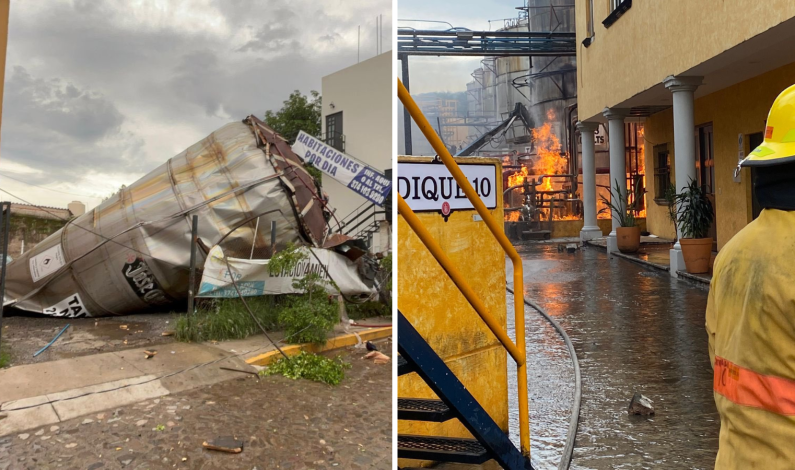 Explosión en planta tequilera José Cuervo, Jalisco, deja 6 muertos Explosión en planta tequilera José Cuervo, Jalisco, deja 6 muertos