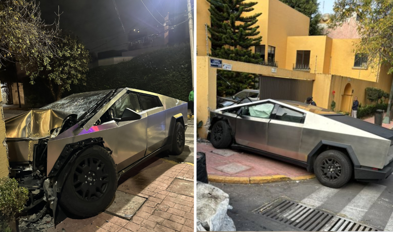 Camioneta Cybertruck, de Tesla, choca con una casa en la CDMX Camioneta Cybertruck, de Tesla, choca con una casa en la CDMX