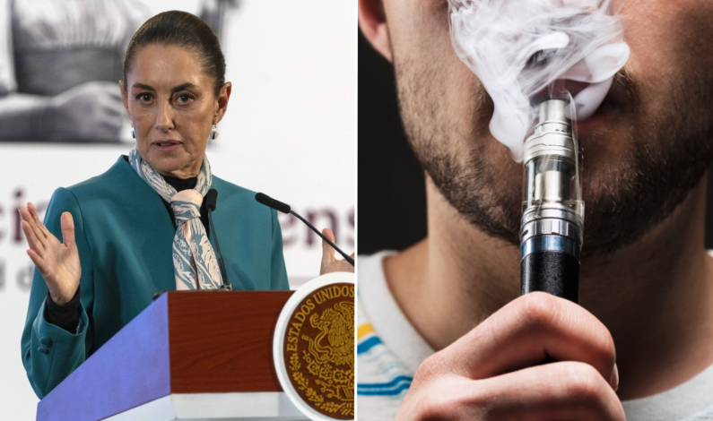 Sheinbaum insta a jóvenes a no usar vapeadores Sheinbaum insta a jóvenes a no usar vapeadores
