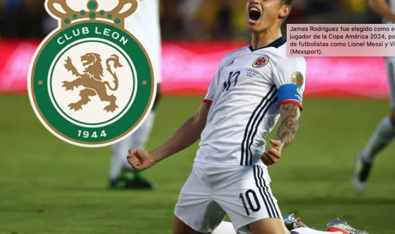James Rodríguez reforzará a León James Rodríguez reforzará a León