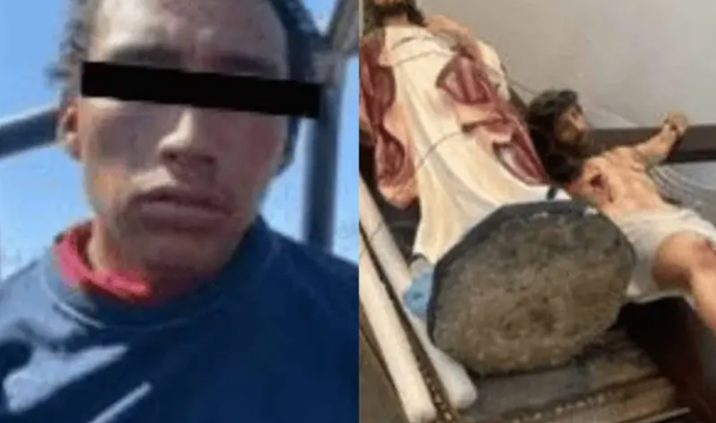 Detienen a joven por robar imágenes religiosas en Guanajuato Detienen a joven por robar imágenes religiosas en Guanajuato