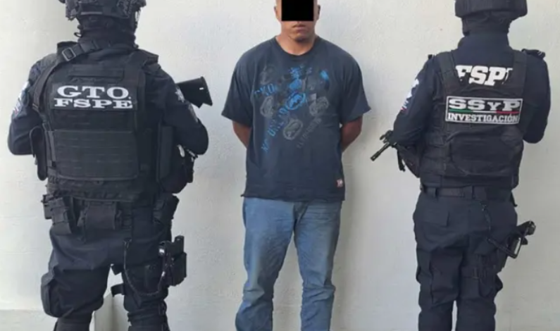 Capturan a presunto generador de violencia en Guanajuato Capturan a presunto generador de violencia en Guanajuato