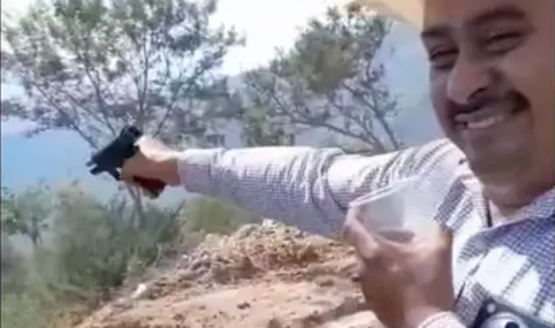 Diputado ‘Pistolas’ en problemas: lo graban alcoholizado disparando al aire Diputado ‘Pistolas’ en problemas: lo graban alcoholizado disparando al aire