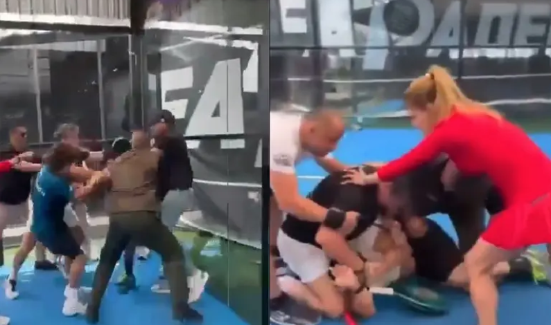 Personas armadas golpean a hombre en cancha de pádel en Atizapán Personas armadas golpean a hombre en cancha de pádel en Atizapán
