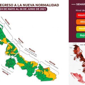 Este lunes entra en vigor nuevo semáforo de COVID-19 en Veracruz; checa tu municipio