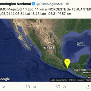 “Sismo en oaxaca“ se hace tendencia en twitter