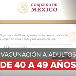 LLEGA A VICTORIA LA VACUNACIÓN DE 40  A 49 AÑOS