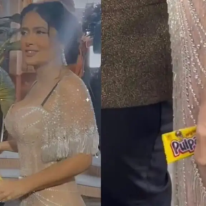 Salma Hayek lleva dulces mexicanos a los Globos de Oro