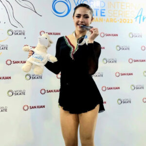 ¡Mexicana es histórica! Medalla de plata en Patinaje artístico sobre ruedas