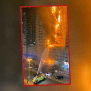 Se incendia edificio residencial en Emiratos Ćrabes Unidos; no hay heridos