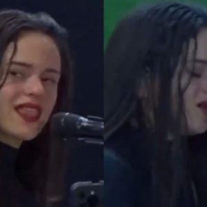 Rosalía llora en pleno concierto, ¿Por ruptura con Rauw Alejandro? 